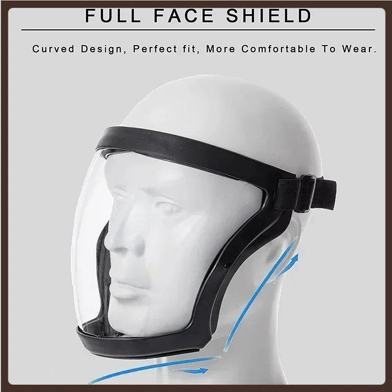 Full Face Shield Mask Transparent Head Eye Safety Protective Cover Glasses Screen Visors Dustproof Wind Proof Anti-Fog Goggles
Full Face Shield Mask Transparent Head Eye Safety Protective Cover Glasses Screen Visors Dustproof Wind Proof Anti-Fog Goggles
