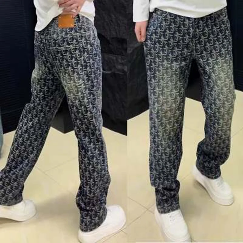 2026 European and American High Street Pants Ins Trendy Brand Straight Leg Embroidery Jeans Men's Loose Wide Leg Pants
2026 European and American High Street Pants Ins Trendy Brand Straight Leg Embroidery Jeans Men's Loose Wide Leg Pants