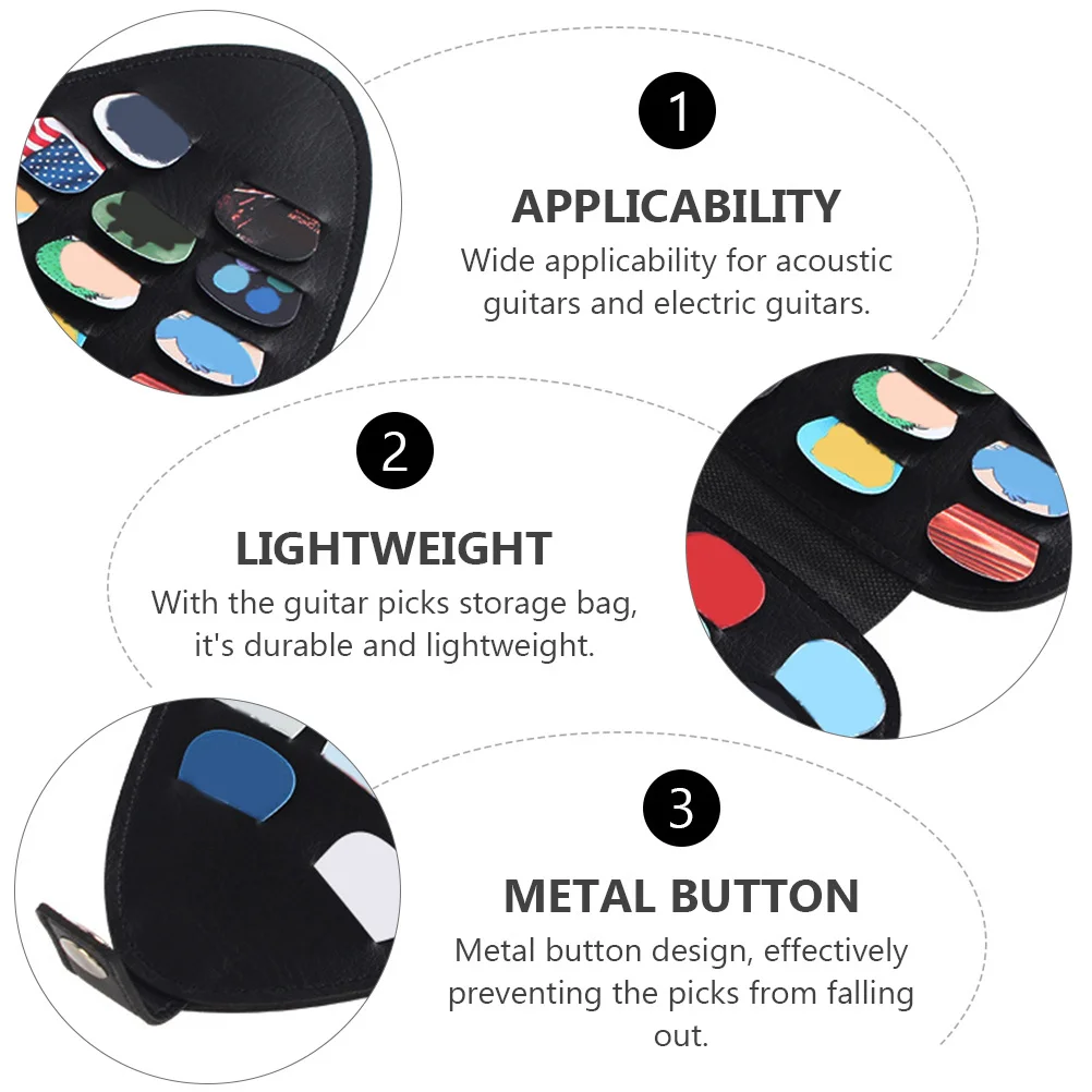 1Pcs 22 Slots Guitar Picks Organizer Bag Durable and Lightweight Suitable for Various Occasions Including School Parties
1Pcs 22 Slots Guitar Picks Organizer Bag Durable and Lightweight Suitable for Various Occasions Including School Parties