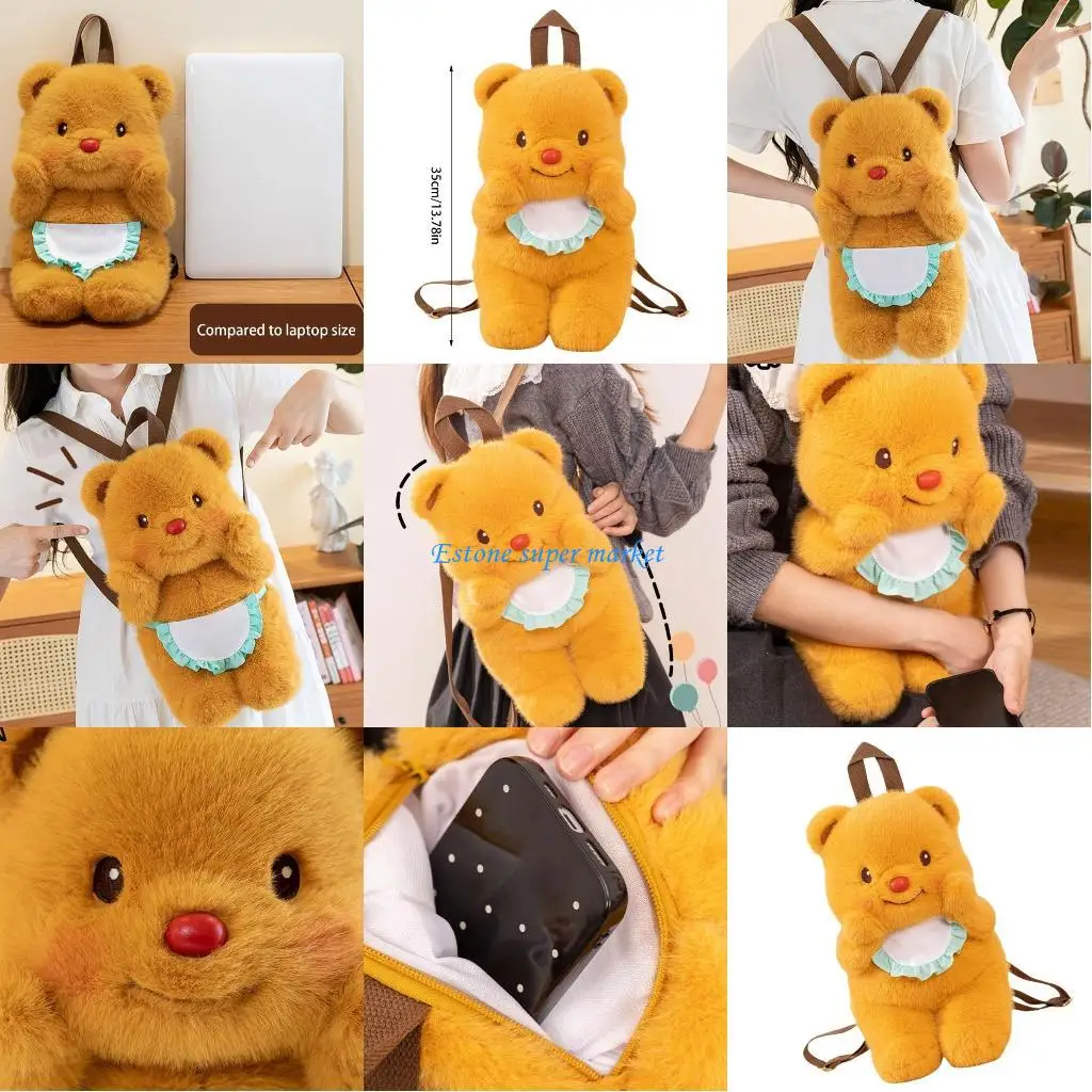 090B Stylish Bear Lovely Children's Bag Trendy Plush Backpack for School, Travel
090B Stylish Bear Lovely Children's Bag Trendy Plush Backpack for School, Travel