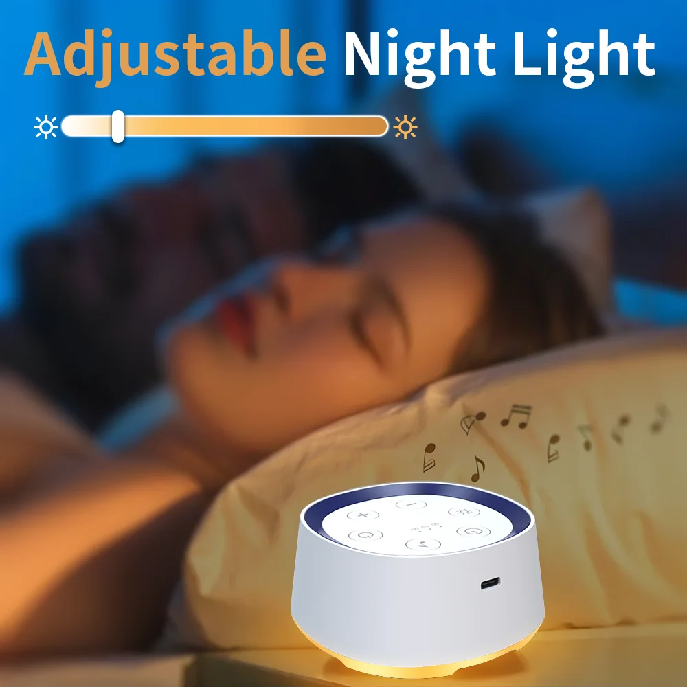 AW01 Multi-Function Voice Control Rechargeable Portable Sleep Soother 24 Soothing Sounds Warm Light Therapy Music Home/Hotel Use
AW01 Multi-Function Voice Control Rechargeable Portable Sleep Soother 24 Soothing Sounds Warm Light Therapy Music Home/Hotel Use