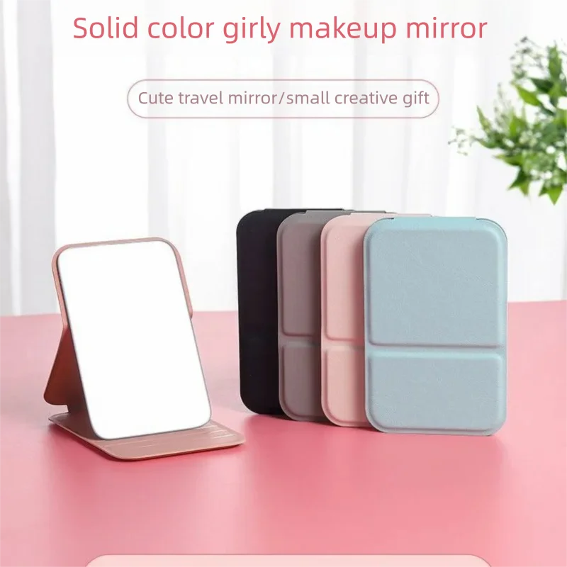 Simple Folding Makeup Mirror, Portable Pocket Mirror, Desktop Vanity Mirror for Dorm, Beauty Touch Up Mirror
Simple Folding Makeup Mirror, Portable Pocket Mirror, Desktop Vanity Mirror for Dorm, Beauty Touch Up Mirror