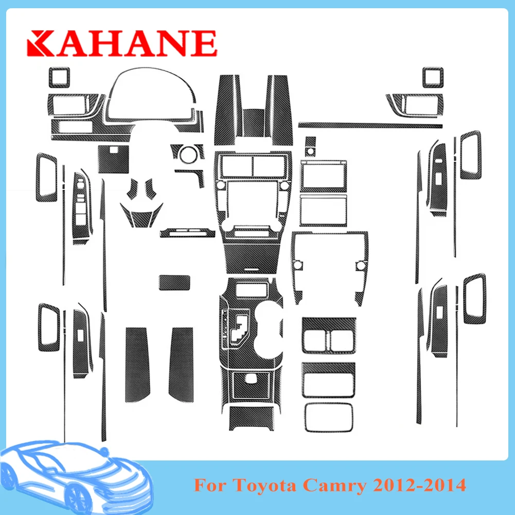 For Toyota Camry 2012 2013 2014 Carbon Fiber Black Kit Stickers Car Interior Decorative Cover Trim Accessories Various Parts
For Toyota Camry 2012 2013 2014 Carbon Fiber Black Kit Stickers Car Interior Decorative Cover Trim Accessories Various Parts