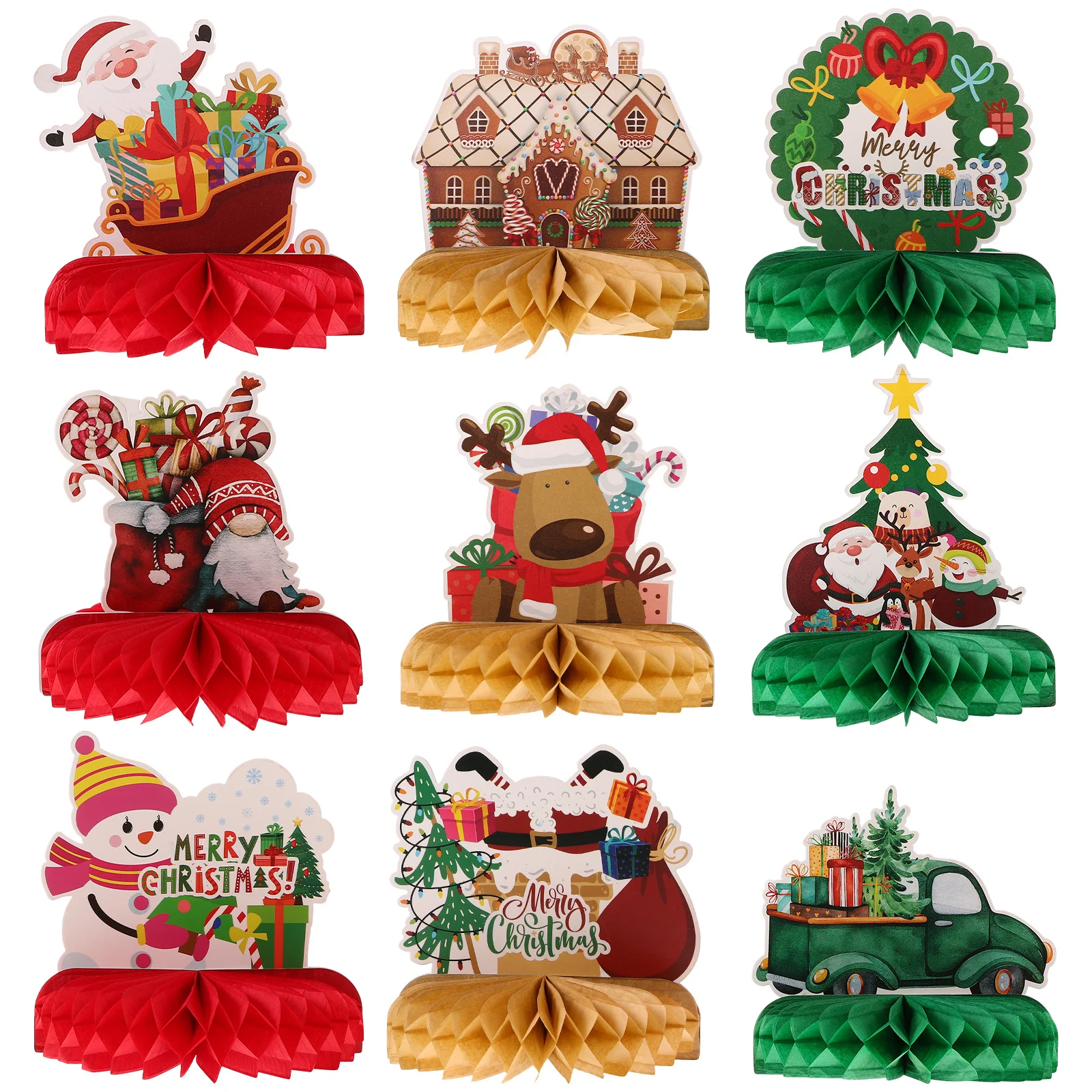 9 Pcs Honeycomb Ornaments Party Table Decor Decorations Desktop Window Light for Centerpiece
9 Pcs Honeycomb Ornaments Party Table Decor Decorations Desktop Window Light for Centerpiece
