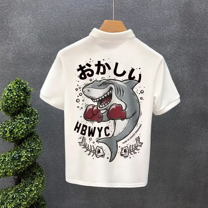 Man Polo Shirts White O Neck Black Print Katoen Aesthetic Fashion Ordinary Cheap Tops 5xl Polyester with Collar T Shirt for Men
Man Polo Shirts White O Neck Black Print Katoen Aesthetic Fashion Ordinary Cheap Tops 5xl Polyester with Collar T Shirt for Men