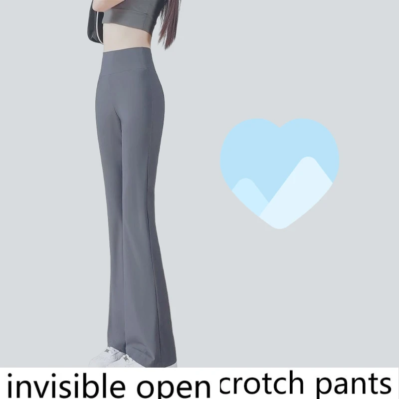 Invisible Zipper Open-crotch Pants, Flared Women's Outer Wear, Summer Thin High-waisted Belly and Slightly Legged Yoga Pants
Invisible Zipper Open-crotch Pants, Flared Women's Outer Wear, Summer Thin High-waisted Belly and Slightly Legged Yoga Pants