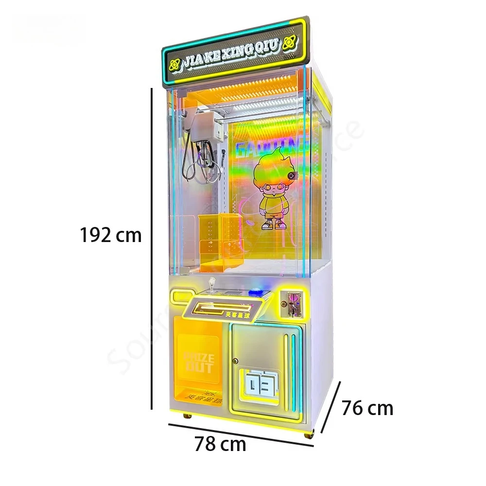 Best-Selling Neon Fully Transparent Commercial Claw Machine Wholesale Crane Machine
Best-Selling Neon Fully Transparent Commercial Claw Machine Wholesale Crane Machine