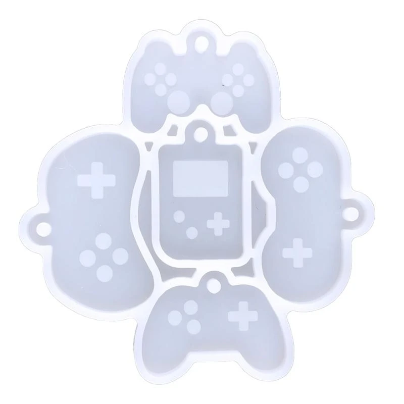 JU64 Glossy Silicone Resin Molds Game Handle Keychain Mold DIY Earrings Pendant Jewelry Epoxy Resin Crafting Molds
JU64 Glossy Silicone Resin Molds Game Handle Keychain Mold DIY Earrings Pendant Jewelry Epoxy Resin Crafting Molds