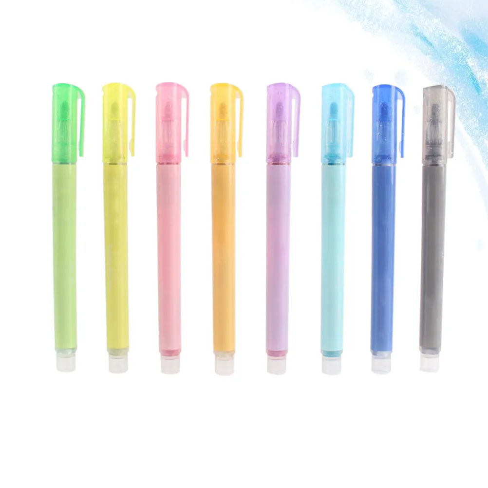 8pcs Double Line Pen Colorful Fluorescent Gel Pens For Writing Drawing Artistic Effect Students Journalist Gift Marker
8pcs Double Line Pen Colorful Fluorescent Gel Pens For Writing Drawing Artistic Effect Students Journalist Gift Marker