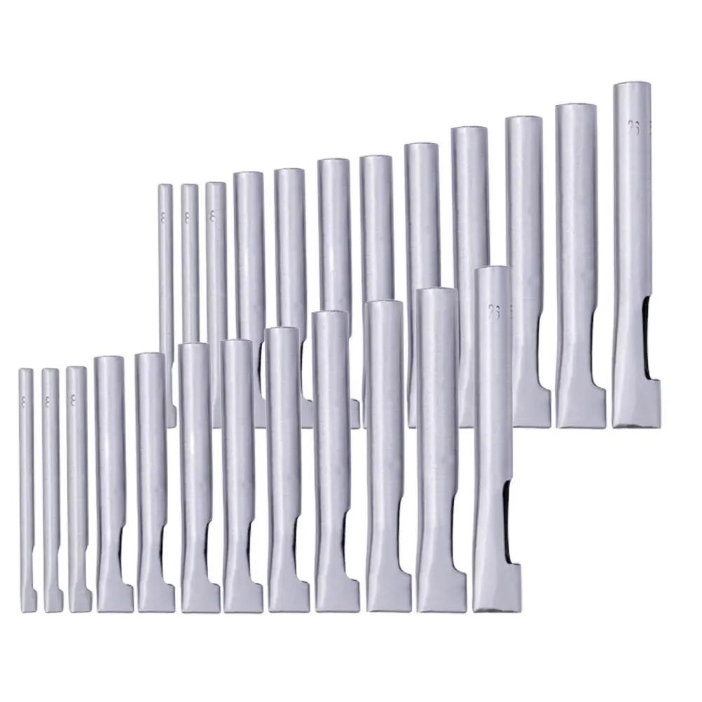 Hole Punch Set 2X6Mm To 5X26Mm Hollow Pounch Set Hollow Punch Tool For Diy Crafting Home Repair Silver 
Hole Punch Set 2X6Mm To 5X26Mm Hollow Pounch Set Hollow Punch Tool For Diy Crafting Home Repair Silver