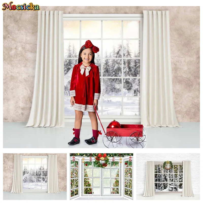 Mocsicka Christmas Decoration Photography Background Xmas Tree House White Wall Curtain Window Snowscape Photos Backdrop Props
Mocsicka Christmas Decoration Photography Background Xmas Tree House White Wall Curtain Window Snowscape Photos Backdrop Props