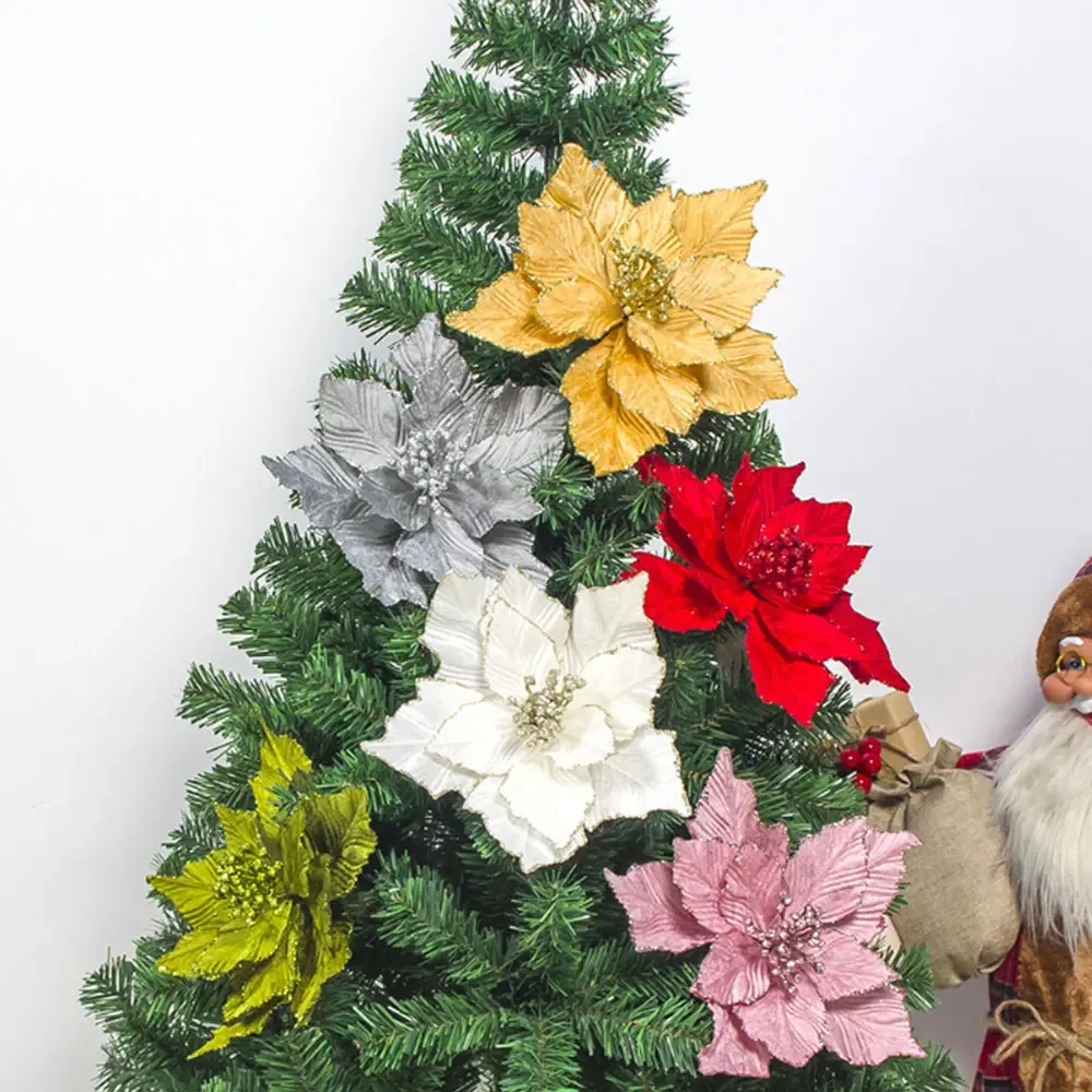 Artificial Christmas Flowers Xmas Tree Ornament Christmas Decorations for Home New Year Navidad 2025
Artificial Christmas Flowers Xmas Tree Ornament Christmas Decorations for Home New Year Navidad 2025