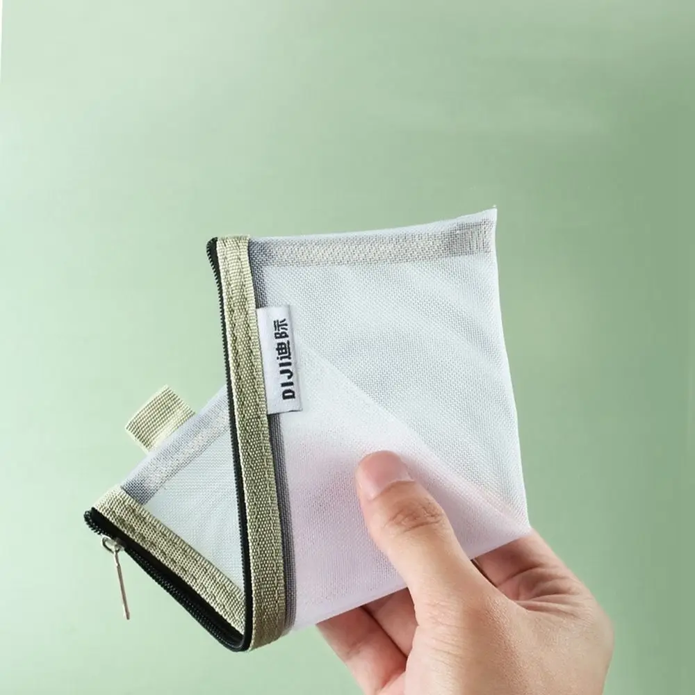 Cosmetic Brush Bag Zipper Pouch Stationery Storage Bags Mesh Storage Bags Grid Pencil Bag Stationery Bag Transparent File Bag
Cosmetic Brush Bag Zipper Pouch Stationery Storage Bags Mesh Storage Bags Grid Pencil Bag Stationery Bag Transparent File Bag