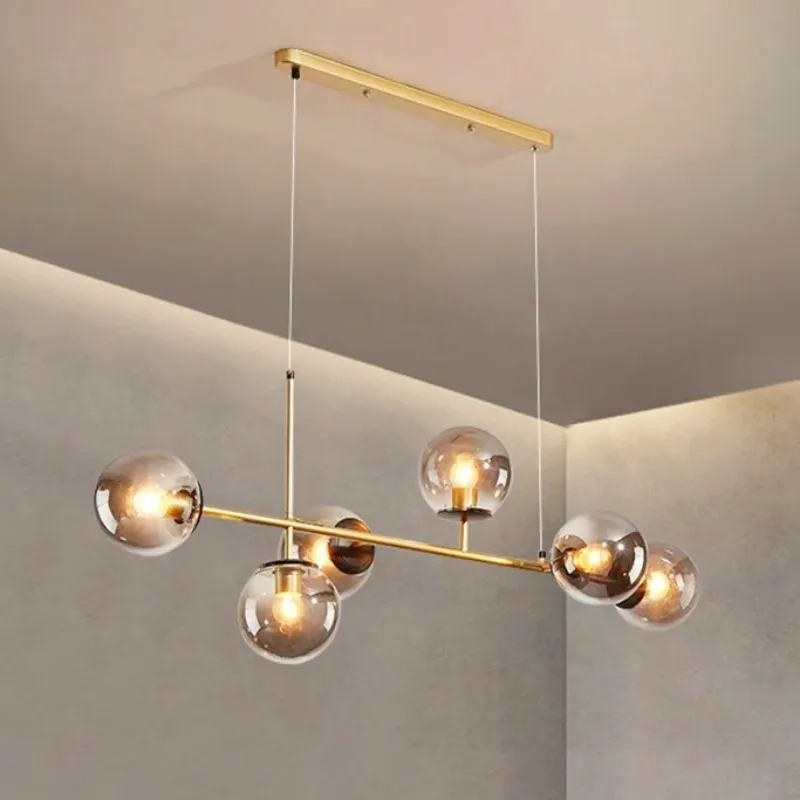 Nordic LED Glass Ball Pendant Lights Modern Hanglamp For Livingroom Bedroom Restaurant Table Hanging Lamp Fixtures E27
Nordic LED Glass Ball Pendant Lights Modern Hanglamp For Livingroom Bedroom Restaurant Table Hanging Lamp Fixtures E27