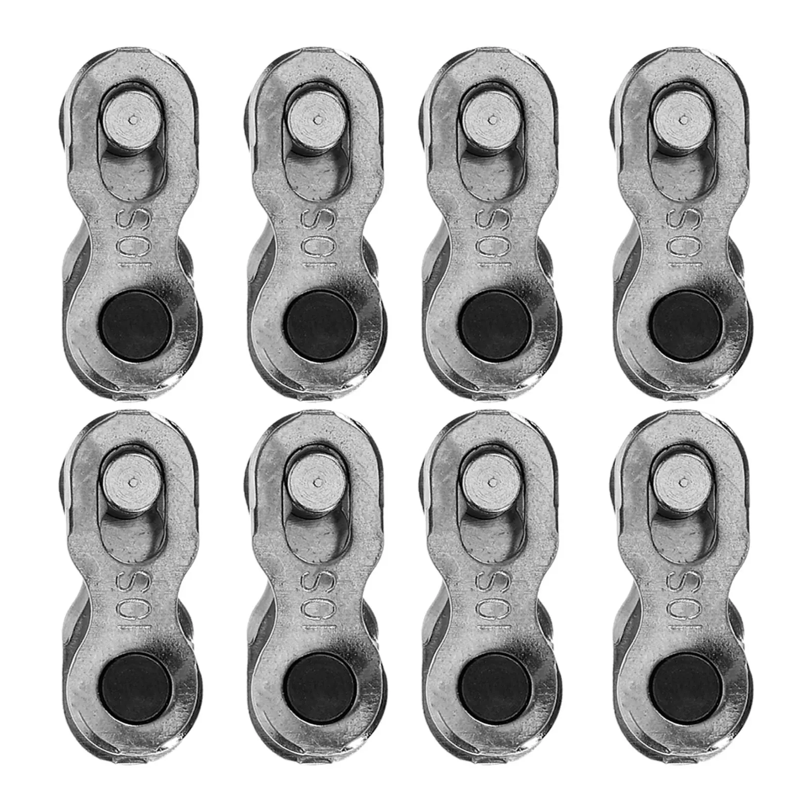 8Pcs Alloy Chain Connecting Links Heavy Duty Bike Chain Buckles Quick Release Repair Links for Mountain Road Cycling Atv
8Pcs Alloy Chain Connecting Links Heavy Duty Bike Chain Buckles Quick Release Repair Links for Mountain Road Cycling Atv