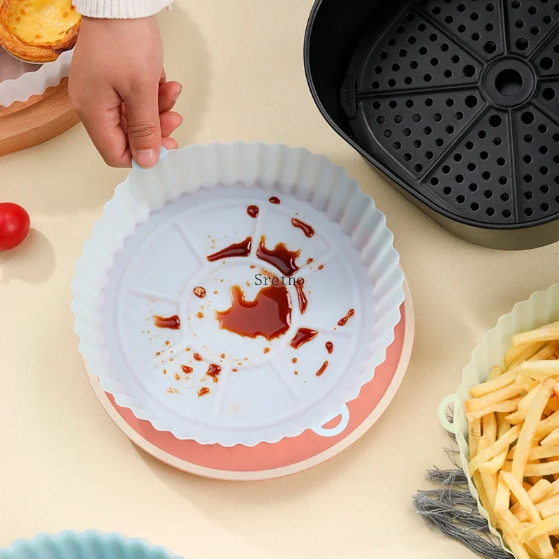Round Air Fryer Accessories Silicone Tray Mat Grill Pizza Oven Baking Trays Pan Mats Chicken Basket Mat AirFryer Silicone Pots 
Round Air Fryer Accessories Silicone Tray Mat Grill Pizza Oven Baking Trays Pan Mats Chicken Basket Mat AirFryer Silicone Pots