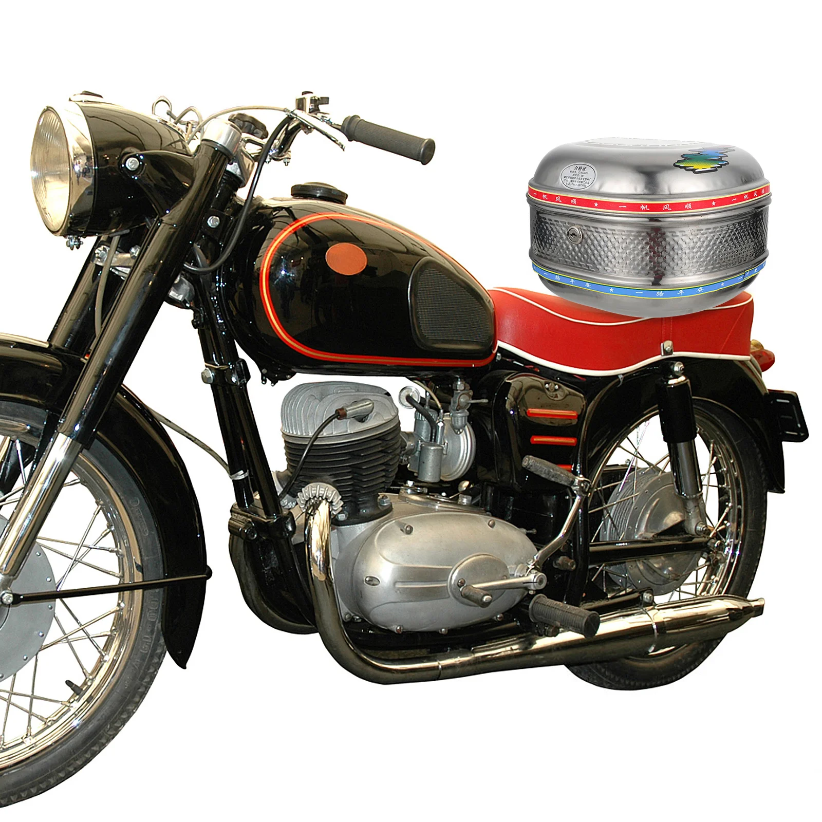 1Pcs Motorcycle Rear Seat Bag Stainless Steel Large Capacity Waterproof Tail Storage Box for Motorbike Wallet Phone
1Pcs Motorcycle Rear Seat Bag Stainless Steel Large Capacity Waterproof Tail Storage Box for Motorbike Wallet Phone