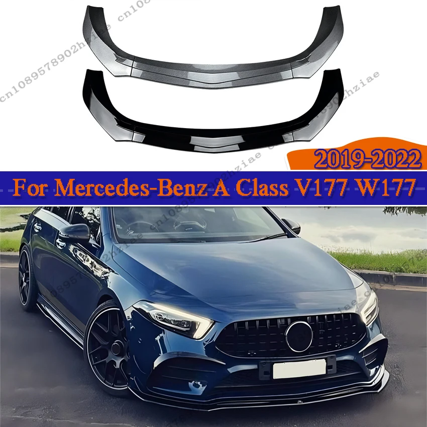 Car Front Lip Bumper Spoiler For Mercedes-Benz A Class V177 W177 2019-2022 Bumper Lip Protection Front Shovel Surround ABS Kits
Car Front Lip Bumper Spoiler For Mercedes-Benz A Class V177 W177 2019-2022 Bumper Lip Protection Front Shovel Surround ABS Kits