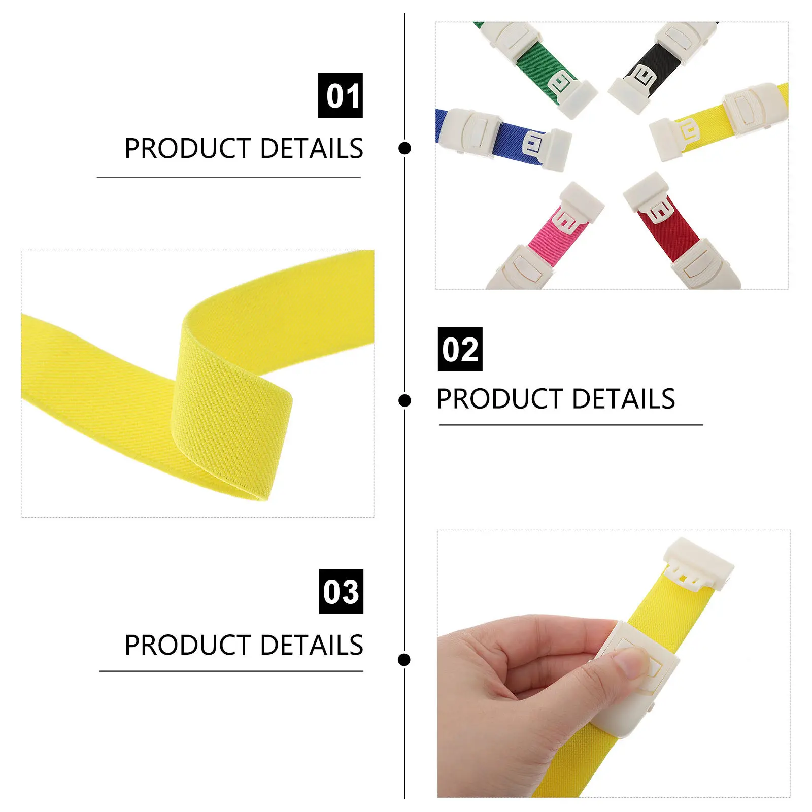 6Pcs Tourniquet Medical Emergency Elastic Buckle Style Tourniquet Adjustable for Blood Collection Infusion Outdoor Survival Gear
6Pcs Tourniquet Medical Emergency Elastic Buckle Style Tourniquet Adjustable for Blood Collection Infusion Outdoor Survival Gear