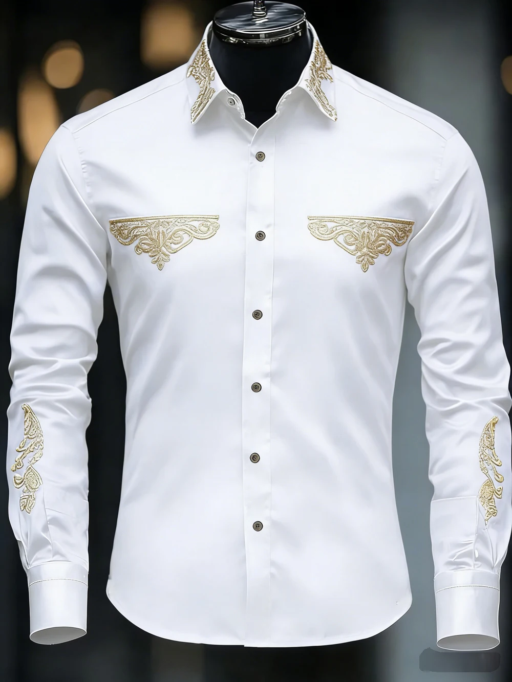 Men's light luxury long-sleeved shirt plant texture 3D printed shirt Hawaiian vacation outdoor social party men's loose clothes
Men's light luxury long-sleeved shirt plant texture 3D printed shirt Hawaiian vacation outdoor social party men's loose clothes