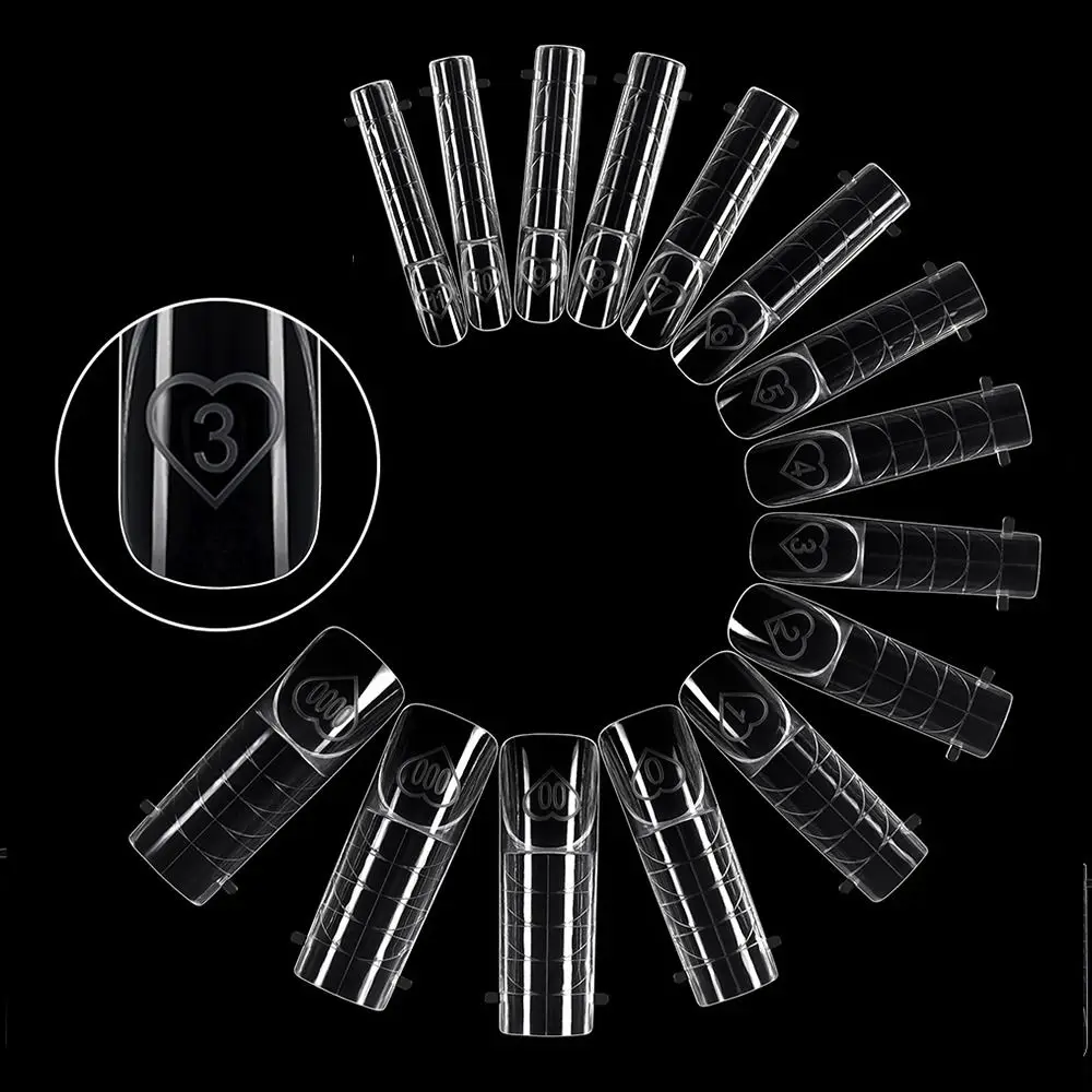 150Pcs NEW 15 Sizes Clear Plastic Nails Reusable Long Length Full Cover Nail Tips Transparent French Tip Forms Nail Art
150Pcs NEW 15 Sizes Clear Plastic Nails Reusable Long Length Full Cover Nail Tips Transparent French Tip Forms Nail Art
