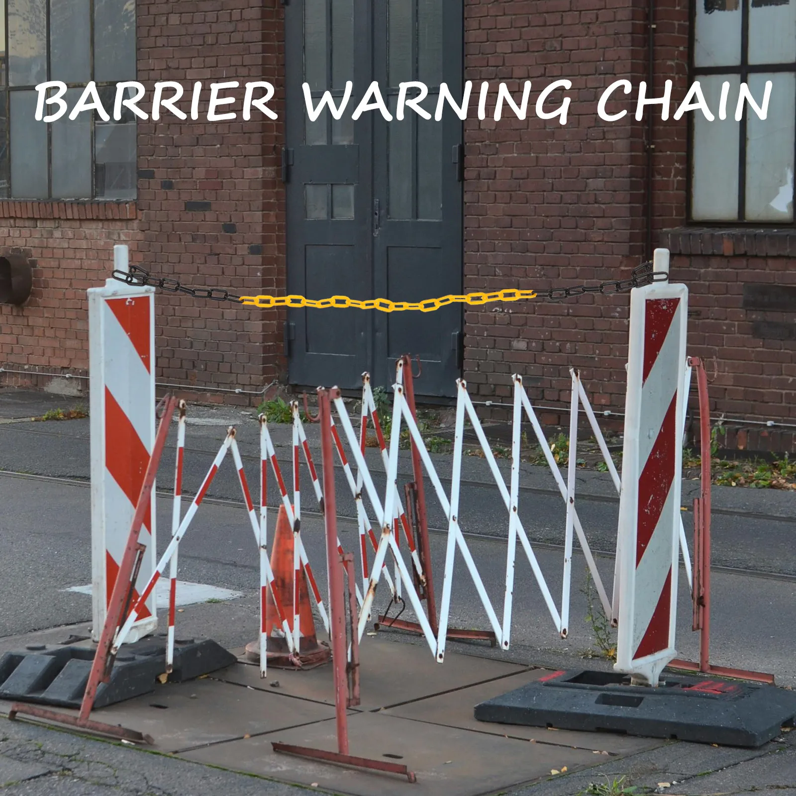 25M Adjustable Caution Security Chain High Visibility Yellow Plastic Barrier Chain for Parking Lot Driveway Crowd Control Safety
25M Adjustable Caution Security Chain High Visibility Yellow Plastic Barrier Chain for Parking Lot Driveway Crowd Control Safety