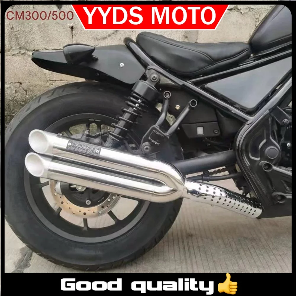 【Good quality】For HONDA Rebel 300 CM300 exhaust VH racing exhaust thick and low for honda rebel cm300 500
【Good quality】For HONDA Rebel 300 CM300 exhaust VH racing exhaust thick and low for honda rebel cm300 500