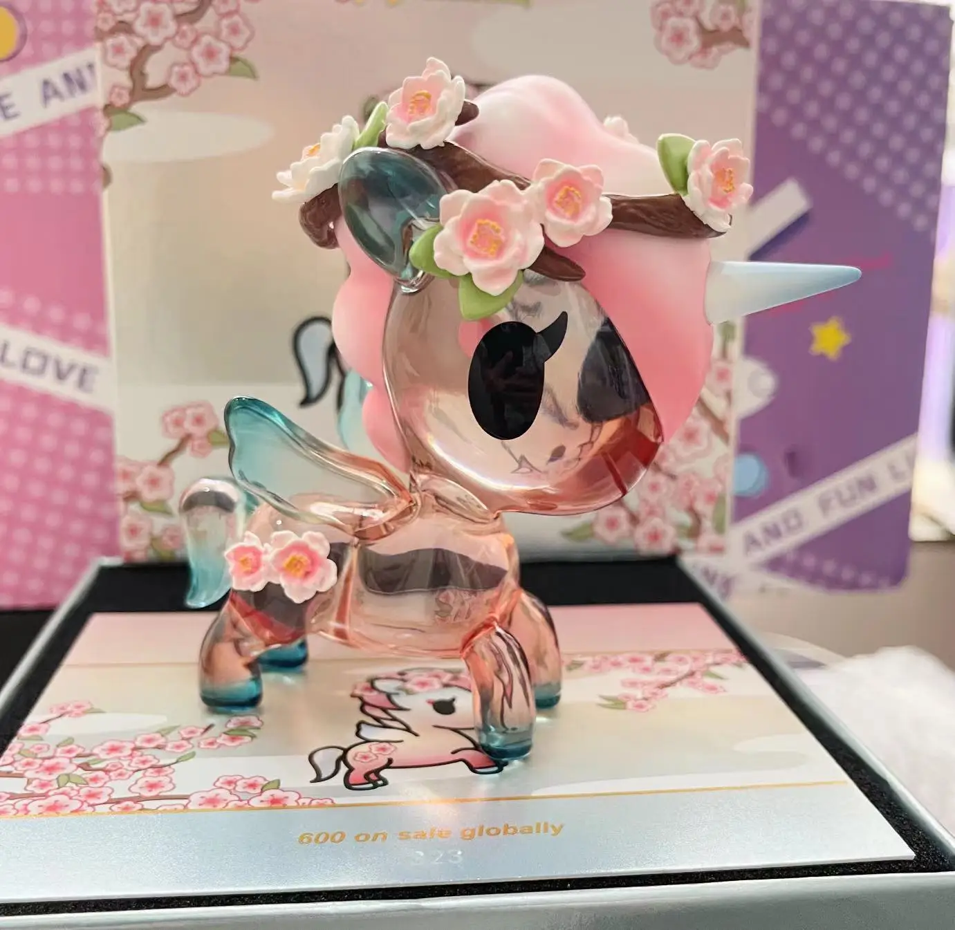 Tokidoki Unicorno Transparent Figure 5 Inch Peach Blossom Valentines Day Qixi Festival Holiday Gift For Adult Collectors
Tokidoki Unicorno Transparent Figure 5 Inch Peach Blossom Valentines Day Qixi Festival Holiday Gift For Adult Collectors