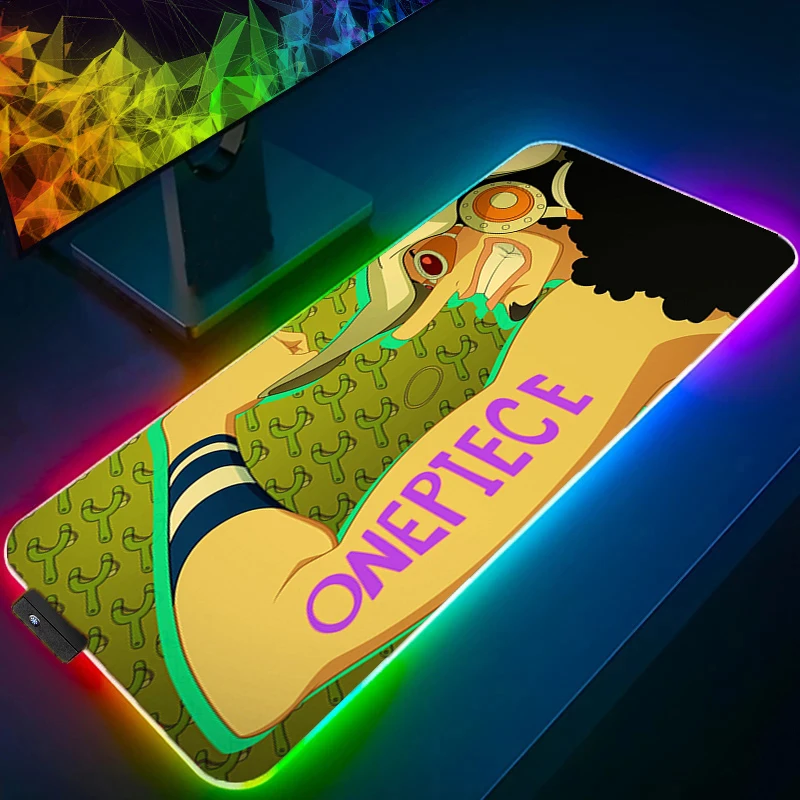 Large Mouse Pad one piece Usopp LED Office Computer Desk Mat RGB Table Keyboard Carpet Accessories Gaming XXL Mousepad Backlight
Large Mouse Pad one piece Usopp LED Office Computer Desk Mat RGB Table Keyboard Carpet Accessories Gaming XXL Mousepad Backlight