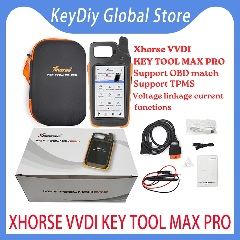 Xhorse VVDI KEY Tool MAX PRO Key Programmer Voltage Leakage Current Function TPMS Mini OBD tool super chip XT27 XT57B remote key
Xhorse VVDI KEY Tool MAX PRO Key Programmer Voltage Leakage Current Function TPMS Mini OBD tool super chip XT27 XT57B remote key