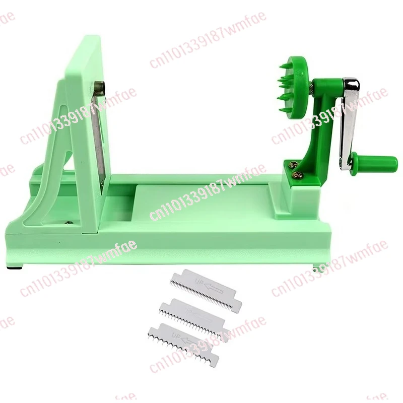 Stainless steel blade spiral slicer kitchen restaurant Japanese vegetable to vegetable slicer
Stainless steel blade spiral slicer kitchen restaurant Japanese vegetable to vegetable slicer