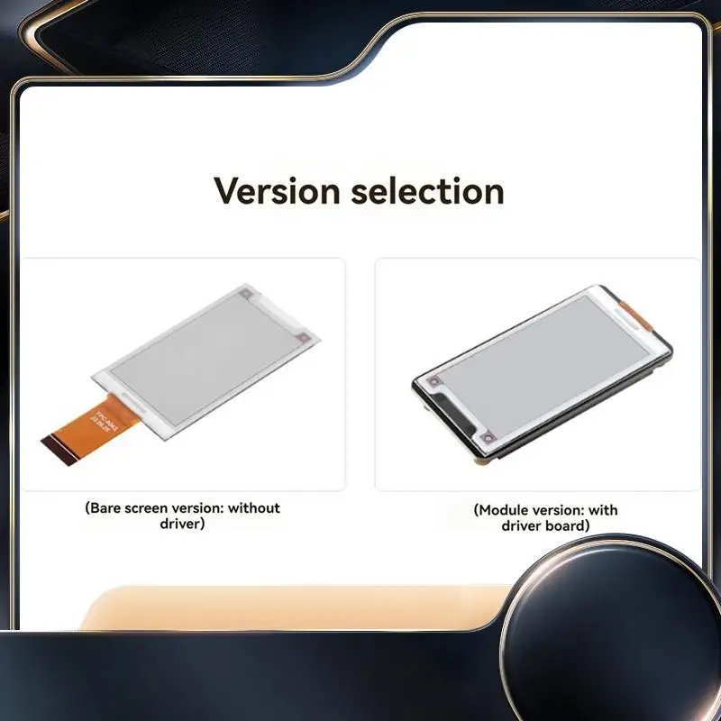 2.15-Inch E-Paper Electronic Module 296×160 Pixels SPI Communication HAT+ Standard For Raspberry Pi E-Ink Screen Bare Screen
2.15-Inch E-Paper Electronic Module 296×160 Pixels SPI Communication HAT+ Standard For Raspberry Pi E-Ink Screen Bare Screen
