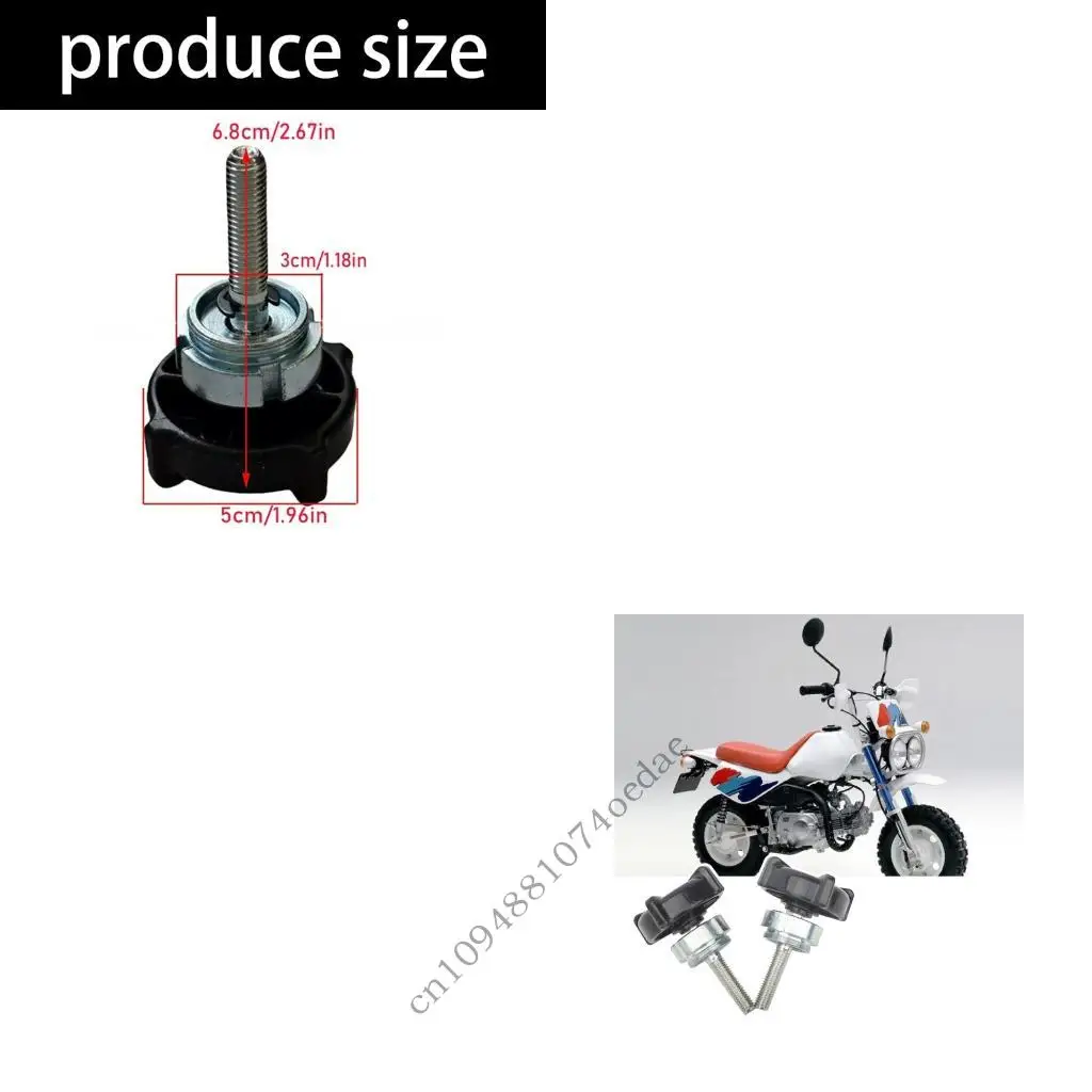 Handlebar Clamp Shaft Pair with Knob Body for Routine Bike Repairs
Handlebar Clamp Shaft Pair with Knob Body for Routine Bike Repairs