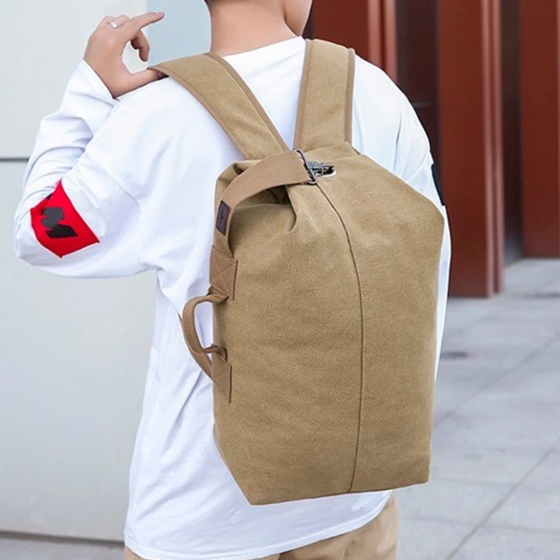 Men's Luggage Camping Travel Backpack,Large Hiking Tote Bag,High Quality Bucket Shoulder Bag,Outdoor Sports Hiking Travel Bag
Men's Luggage Camping Travel Backpack,Large Hiking Tote Bag,High Quality Bucket Shoulder Bag,Outdoor Sports Hiking Travel Bag