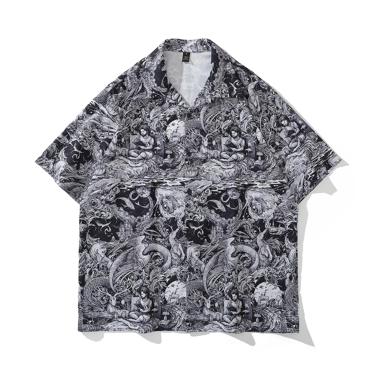 Loong Year Dark Goth Black Retro Chinese Print Oversize Aesthetic Hawaiian Shirts and Blouses for Men Women Summer Vacation Tops
Loong Year Dark Goth Black Retro Chinese Print Oversize Aesthetic Hawaiian Shirts and Blouses for Men Women Summer Vacation Tops