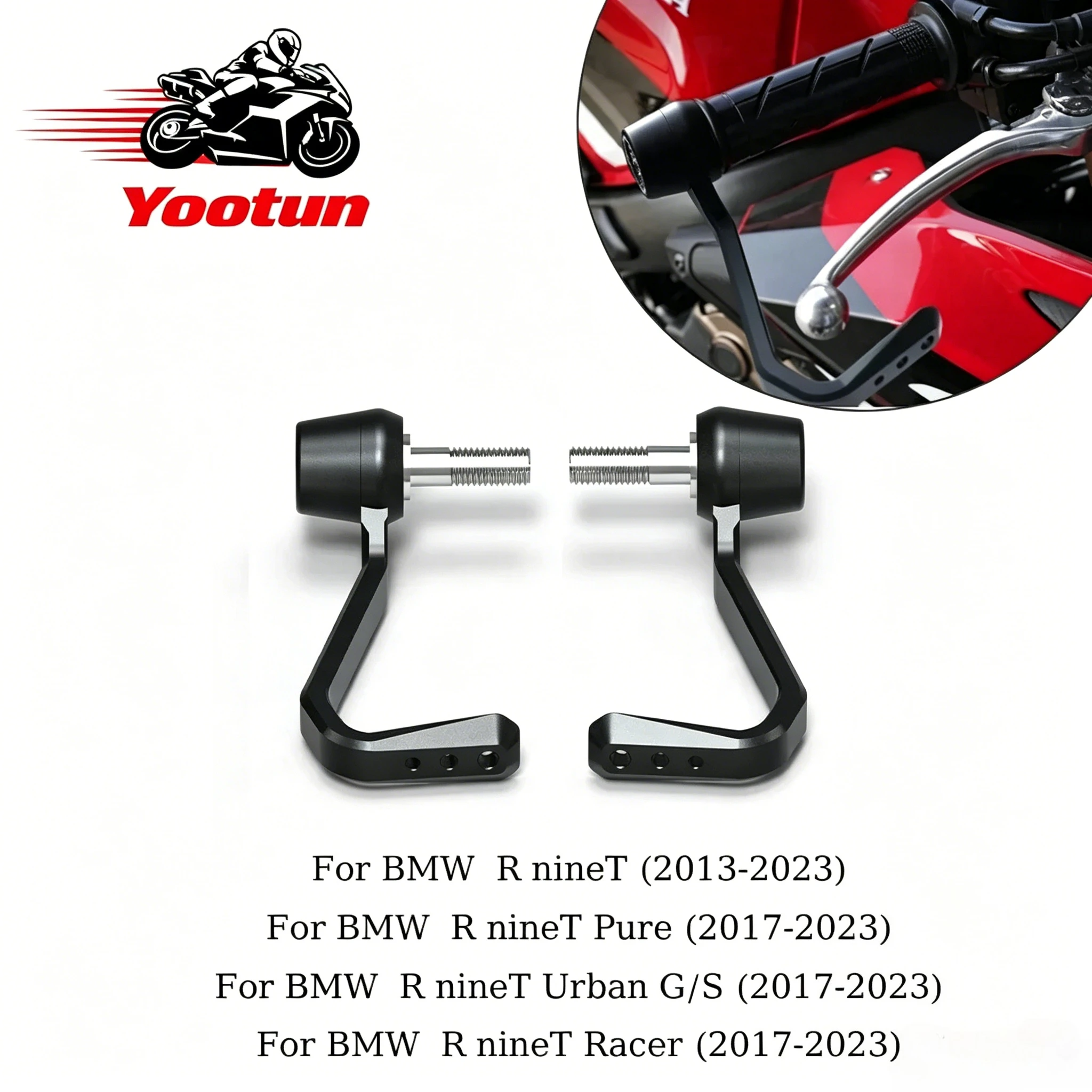 For BMW R nineT 2013-2020 Motorcycle Bar-End Brake & Clutch Lever Guard Set Racer / Scrambler Motorcycle protection
For BMW R nineT 2013-2020 Motorcycle Bar-End Brake & Clutch Lever Guard Set Racer / Scrambler Motorcycle protection
