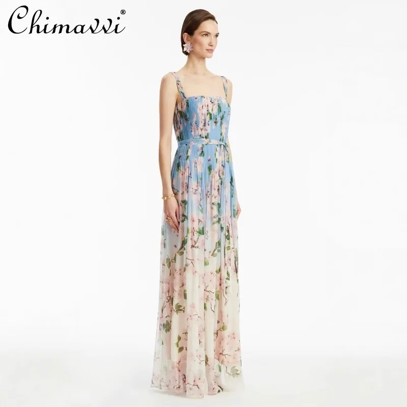 2025 New French High-end Spring and Summer Pastoral Small Fresh Floral New Fashion Romantic Slim Suspender Dress For Women
2025 New French High-end Spring and Summer Pastoral Small Fresh Floral New Fashion Romantic Slim Suspender Dress For Women