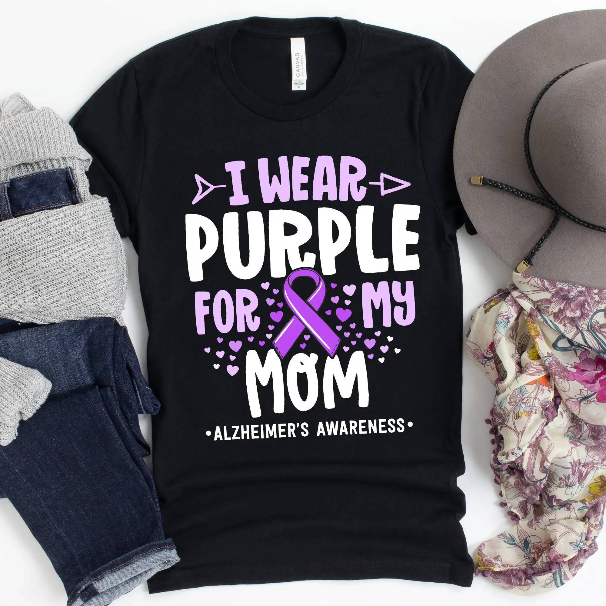 Футболка I Wear Purple For My Mom с лентой Альцгеймера, осведомленность прогулок, деменция
Футболка I Wear Purple For My Mom с лентой Альцгеймера, осведомленность прогулок, деменция