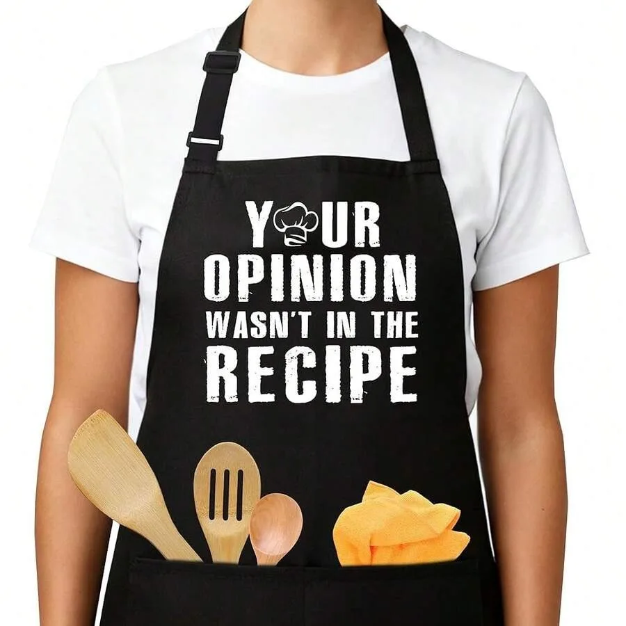 Funny Aprons For Men, Cotton Men Aprons With Pockets For Grilling, Perfect For CooFKing, Gardening, Bartending, Recipe-2
Funny Aprons For Men, Cotton Men Aprons With Pockets For Grilling, Perfect For CooFKing, Gardening, Bartending, Recipe-2