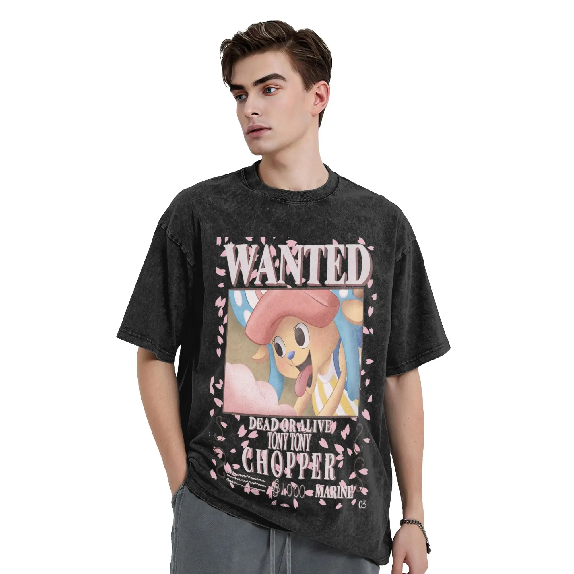 Футболка с эффектом потертости в стиле аниме One Piece, винтажная футболка Harajuku Tony Tony Chopper, уличная одежда, хлопковые летние топы и футболки для мужчин и женщин
Футболка с эффектом потертости в стиле аниме One Piece, винтажная футболка Harajuku Tony Tony Chopper, уличная одежда, хлопковые летние топы и футболки для мужчин и женщин