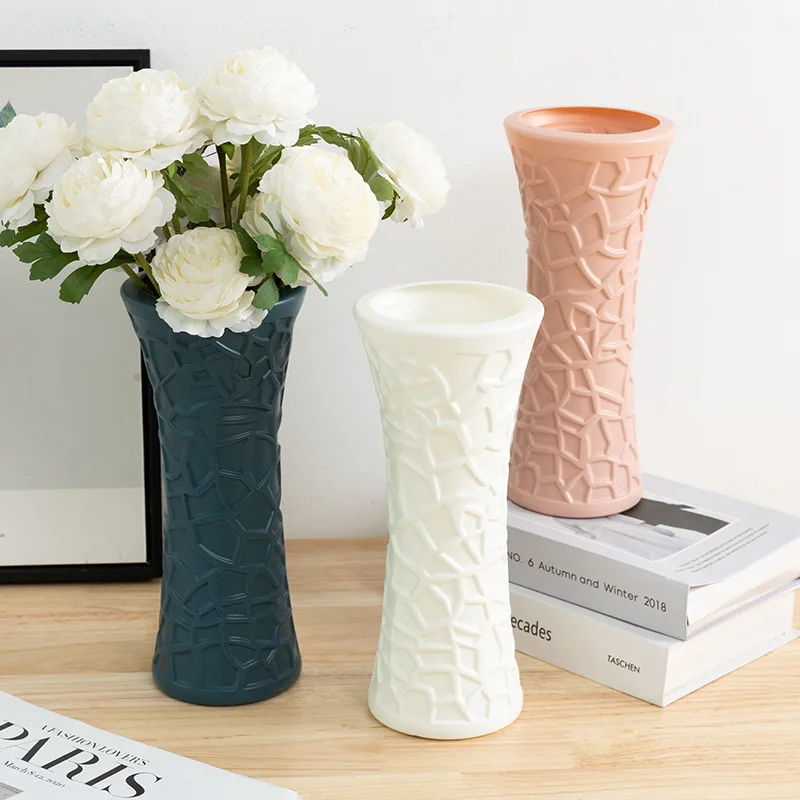 Modern Plastic Flower Vase Plant Pots Holder Living Room Wedding Office Tabletop Bathroom Nordic Decoration Home Art Crafts Gift
Modern Plastic Flower Vase Plant Pots Holder Living Room Wedding Office Tabletop Bathroom Nordic Decoration Home Art Crafts Gift