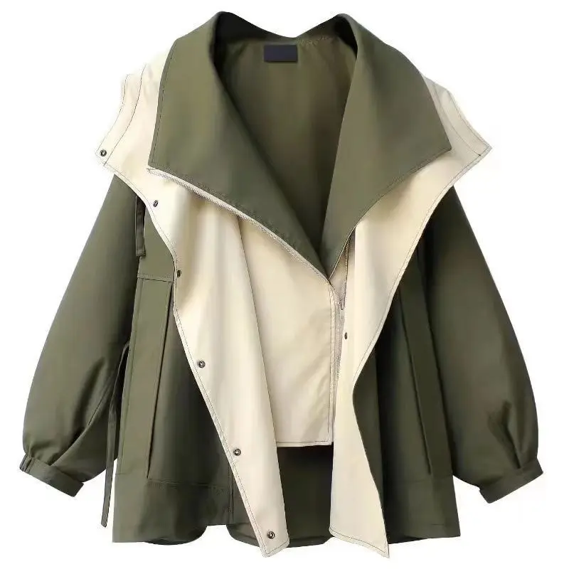 Receive Waist Mid Long Windbreaker 2026 New Korean Version High-End Women Spring Autumn Casual Fashion Tooling Coats Female Tops
Receive Waist Mid Long Windbreaker 2026 New Korean Version High-End Women Spring Autumn Casual Fashion Tooling Coats Female Tops