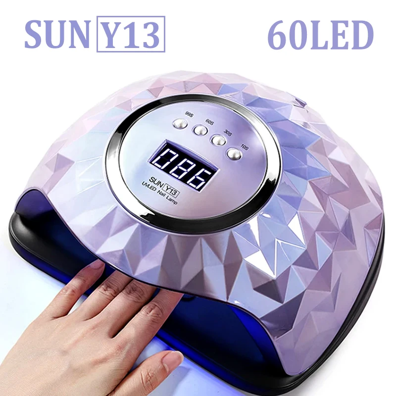 Professional Nail Dryer 60 LED UV Nail Art Lamp Fast Curing Gel Nail Polish Drying Lamp with Auto Sensor Nail Salon Tools
Professional Nail Dryer 60 LED UV Nail Art Lamp Fast Curing Gel Nail Polish Drying Lamp with Auto Sensor Nail Salon Tools