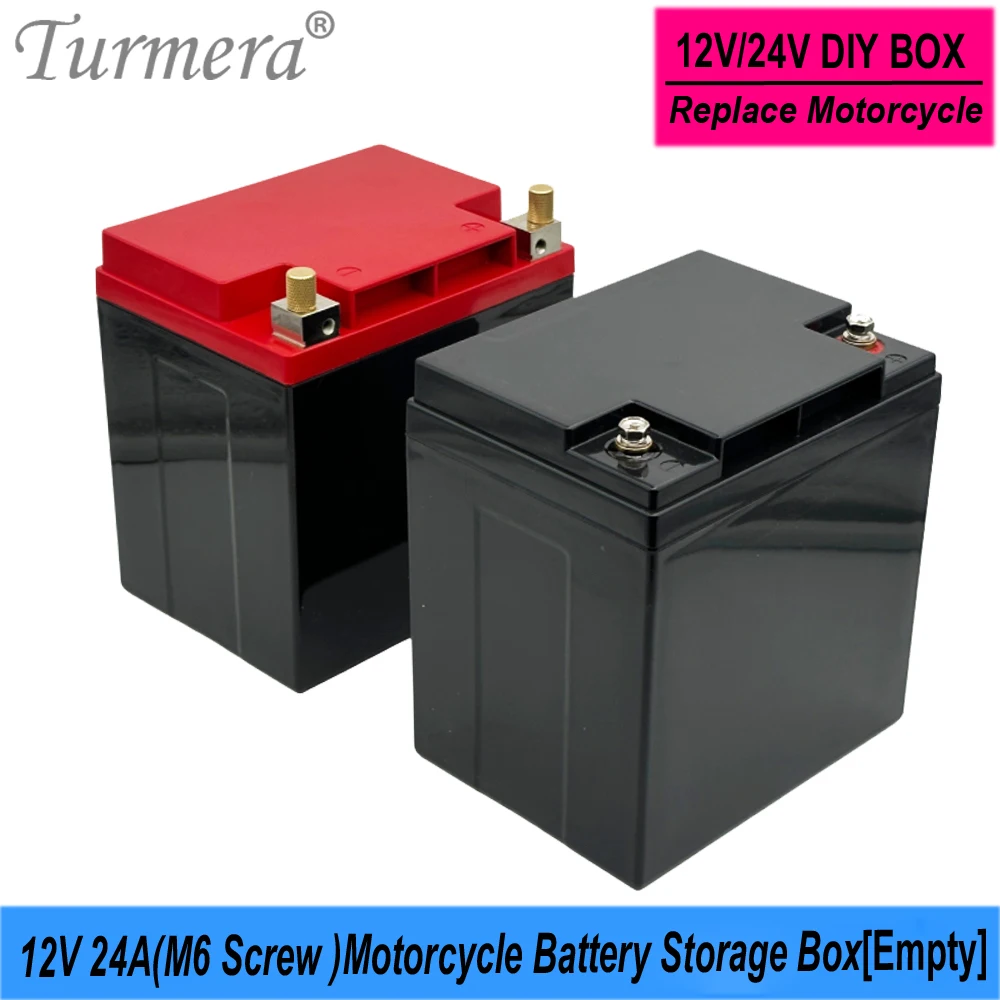 Turmera 12V 24A YTX30L-BS Motorcycle Battery Storage Box Car Starting Fit for 18650 32700 33140 Batteries Lead-Acid Replacement
Turmera 12V 24A YTX30L-BS Motorcycle Battery Storage Box Car Starting Fit for 18650 32700 33140 Batteries Lead-Acid Replacement