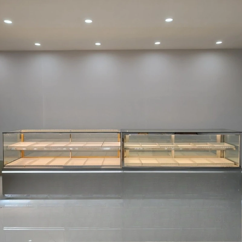 Stainless steel pastry display cabinet, cake cabinet
Stainless steel pastry display cabinet, cake cabinet