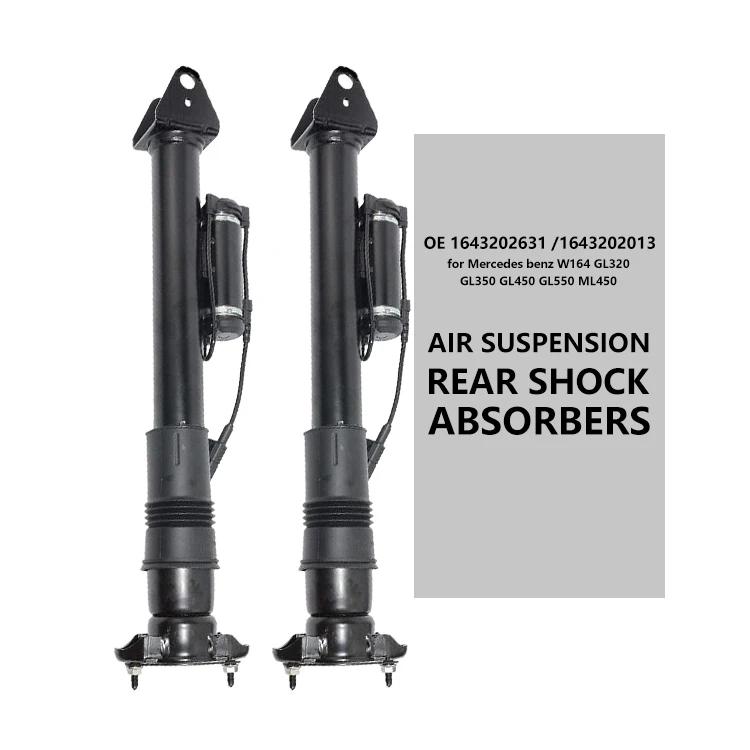 High Quality New Car Air Suspension Rear Shock Absorbers for Mercedes Benz W164 GL 320 350 450 550 ML450 OE 1643202631
High Quality New Car Air Suspension Rear Shock Absorbers for Mercedes Benz W164 GL 320 350 450 550 ML450 OE 1643202631