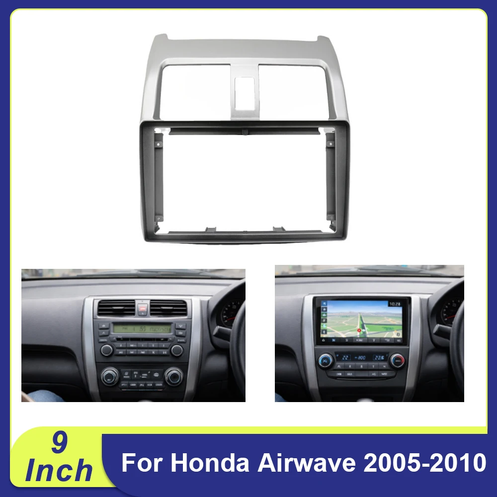 9" for Honda Airwave 2005-2010 Android Dash Kit - Radio Bezel Panel & GPS Console Adapter
9" for Honda Airwave 2005-2010 Android Dash Kit - Radio Bezel Panel & GPS Console Adapter