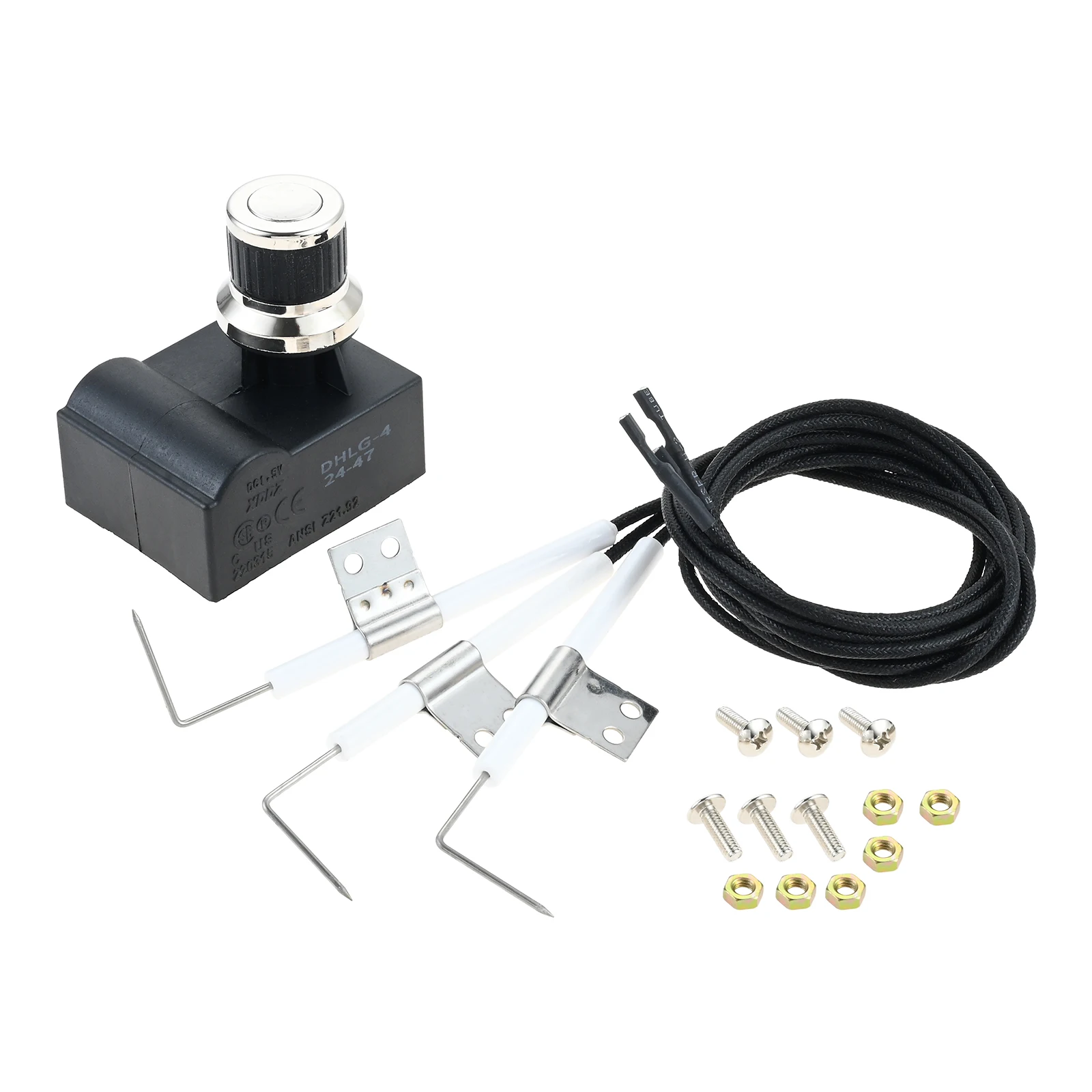 1 Set Grill Igniter Kit Smoker Igniter Fit For Oklahoma Joe 04430 FDDUO1056 For Charbroil Deluxe 463714514 Barbecue Accessories
1 Set Grill Igniter Kit Smoker Igniter Fit For Oklahoma Joe 04430 FDDUO1056 For Charbroil Deluxe 463714514 Barbecue Accessories