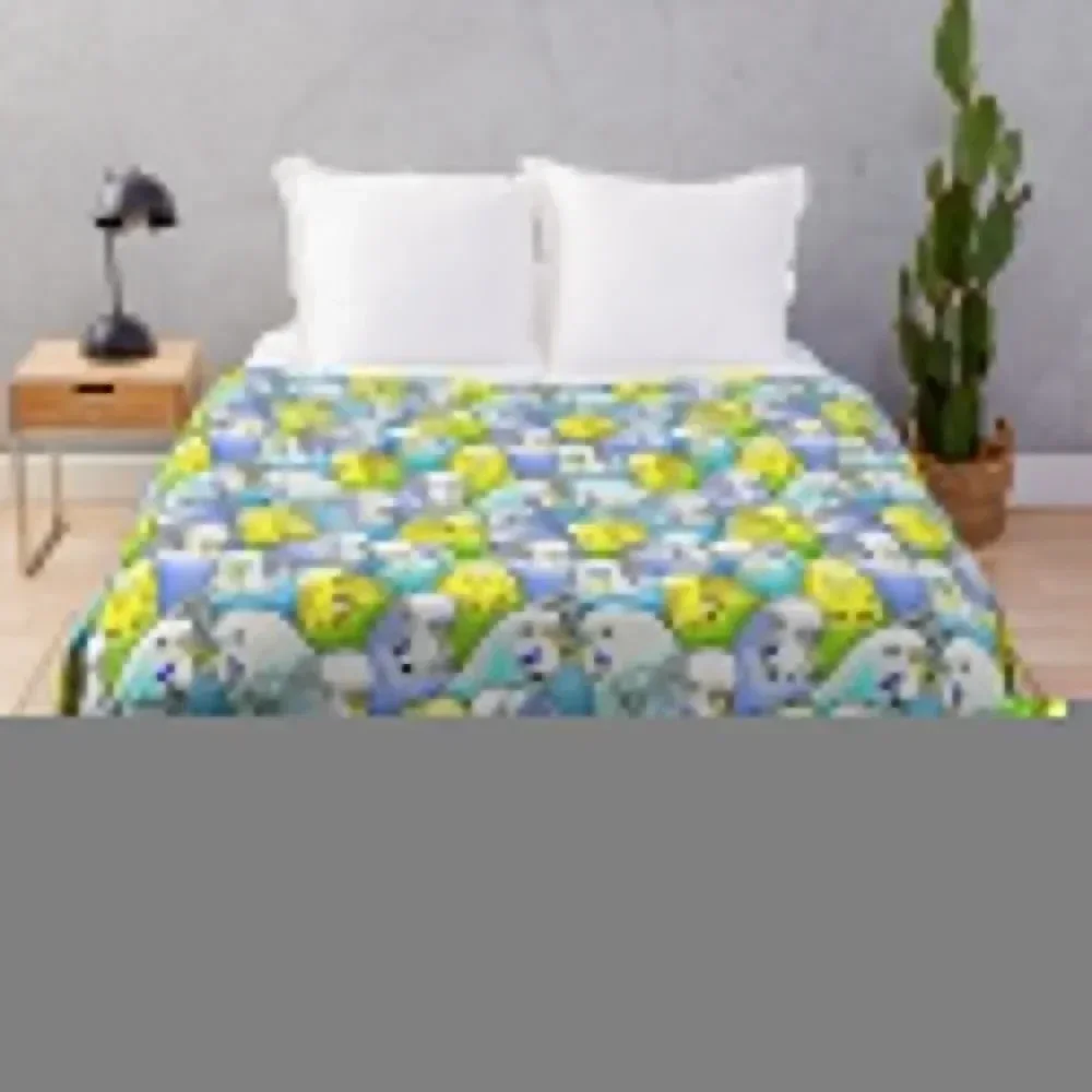 Colourful Budgies Parakeet Pattern Throw Blanket Outdoor Soft Blanket for Picnic Beach Camping
Colourful Budgies Parakeet Pattern Throw Blanket Outdoor Soft Blanket for Picnic Beach Camping