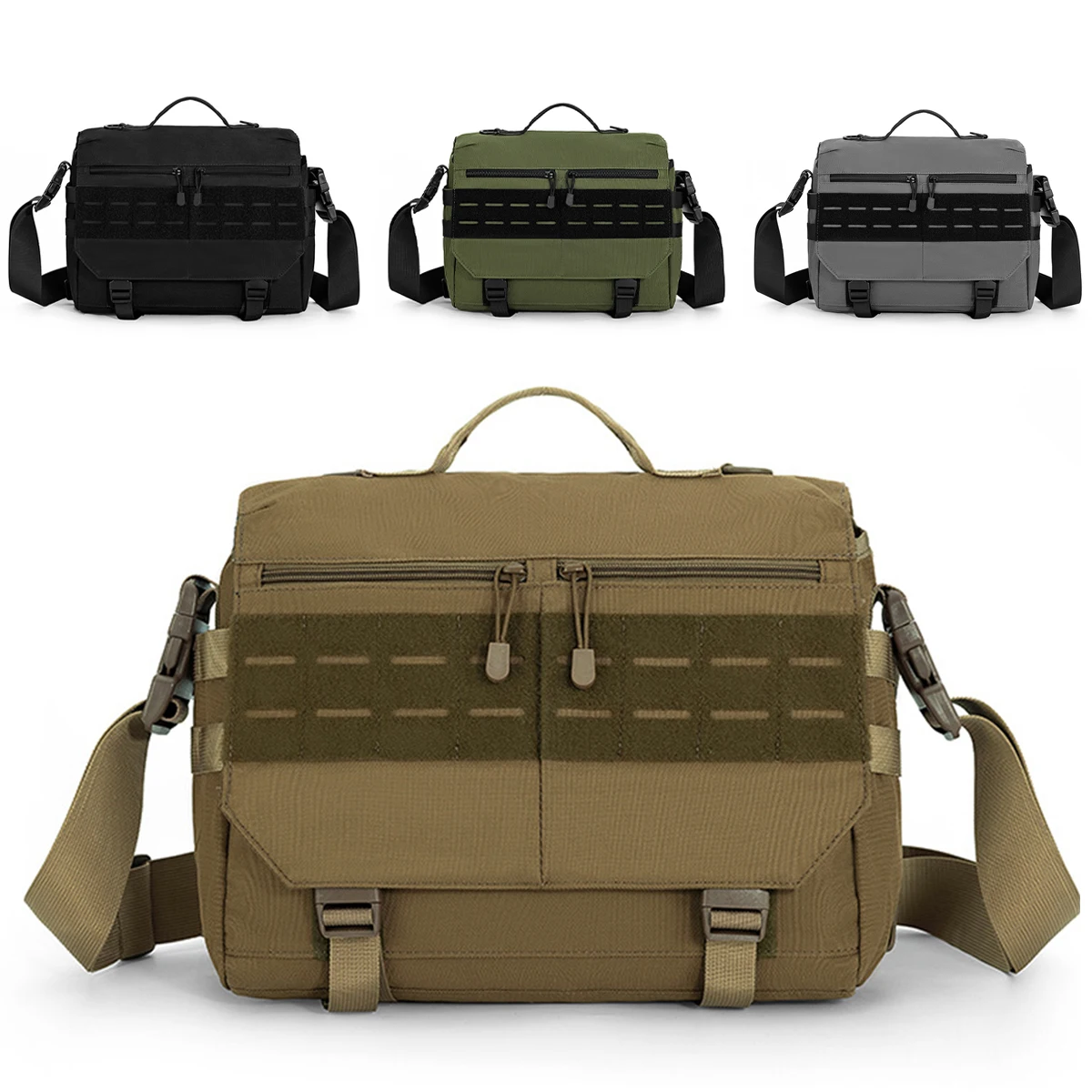 Men's Tactical Gym Bag Outdoor Sports Fishing Commuting Camping Messenger Shoulder Bag Large Storage Leisure Travel Trip Handbag
Men's Tactical Gym Bag Outdoor Sports Fishing Commuting Camping Messenger Shoulder Bag Large Storage Leisure Travel Trip Handbag